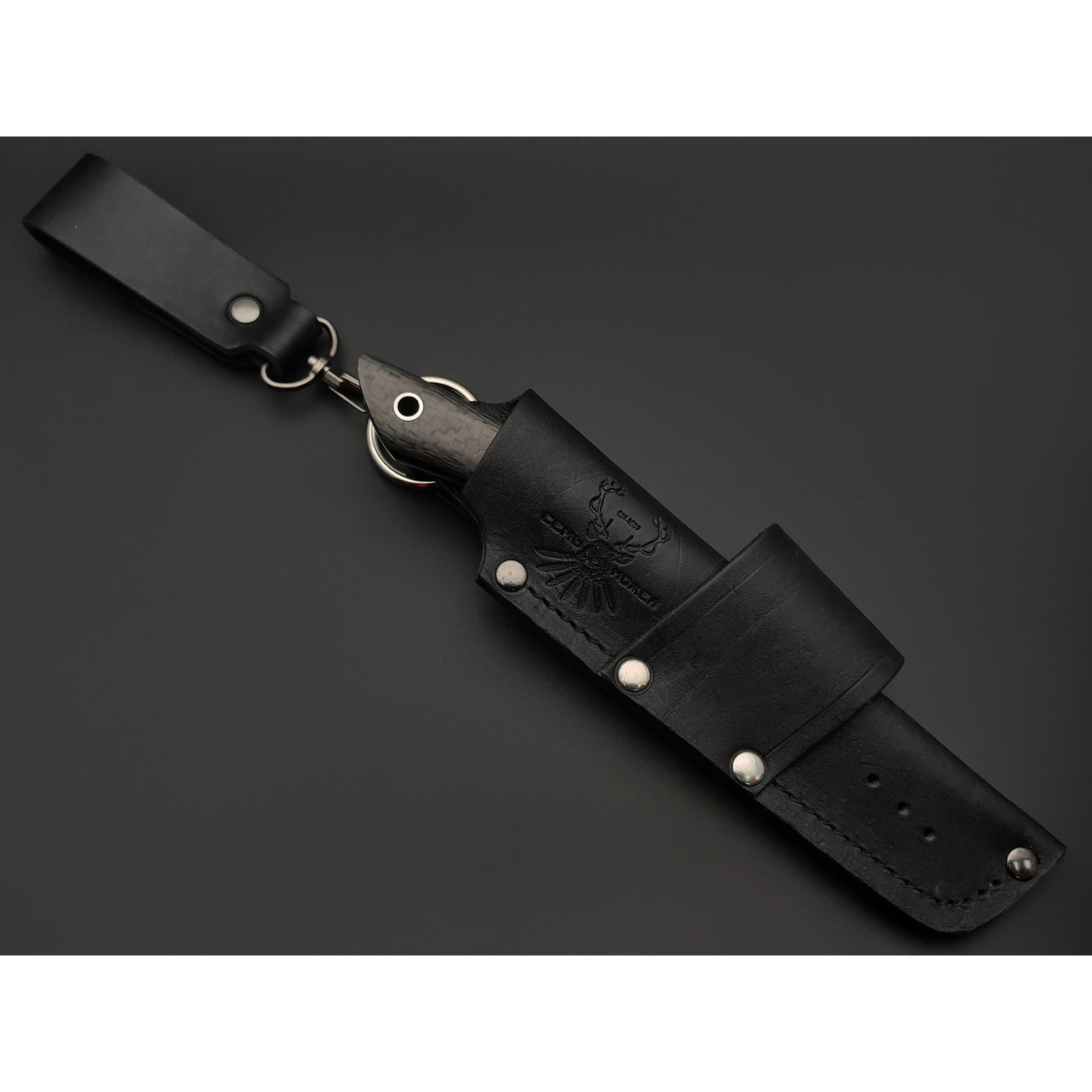 7 ножей нож Джек малый сталь PGK satin, рукоять Carbon fiber, G10 black