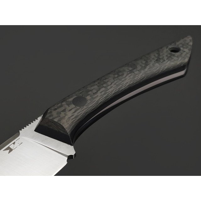 7 ножей нож Джек малый сталь PGK satin, рукоять Carbon fiber, G10 black, пины карбон