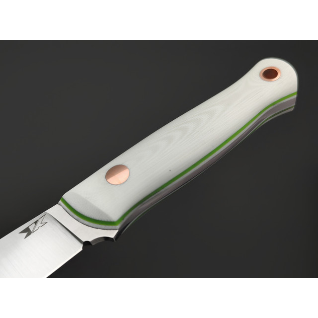 7 ножей нож Колибри сталь VG-10 satin, рукоять G10 white & green
