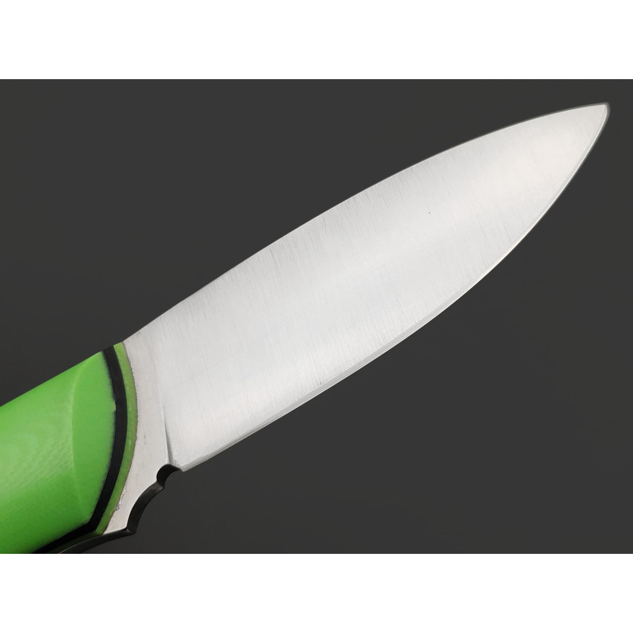 7 ножей нож Колибри сталь Aus-10Co satin, спуски линза, рукоять G10 green & black