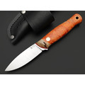 7 ножей нож Колибри сталь VG-10 satin, рукоять Кап клёна, G10 red