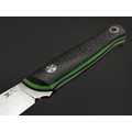 7 ножей нож Колибри сталь N690 satin, рукоять Carbon fiber, G10 green & black 7 ножей нож Колибри сталь N690 satin, рукоять Carbon fiber, G10 green & black