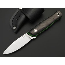 7 ножей нож Колибри сталь N690 satin, рукоять Carbon fiber, G10 green & black