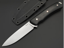 Кметь нож КМ-054 Малыш ЦМ сталь Elmax, рукоять Micarta black, ножны Kydex