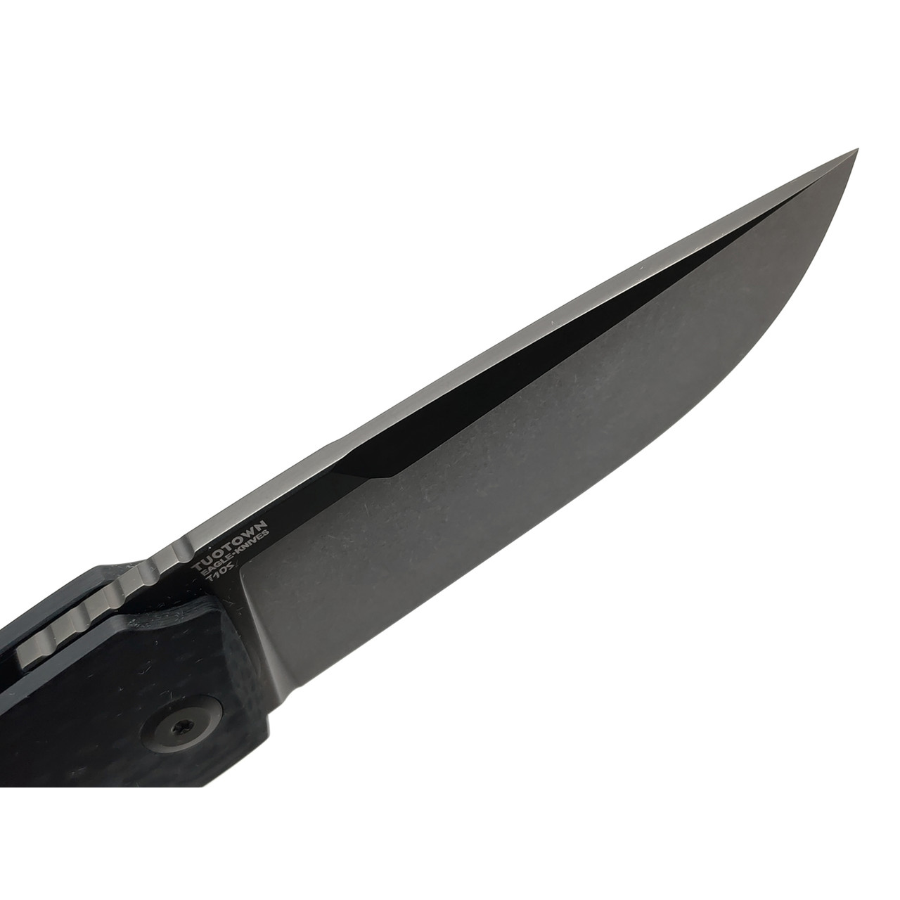 TuoTown и Eagle Knives складной нож Megeb Black сталь T10S PVD, рукоять G10-Карбон