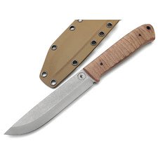 Апус нож Райдер Бушкрафт сталь K110 стоунвош, рукоять Микарта, G10