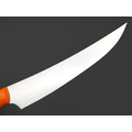 Товарищество Завьялова малый филейный нож №2 сталь N690, рукоять G10 orange Товарищество Завьялова малый филейный нож №2 сталь N690, рукоять G10 orange