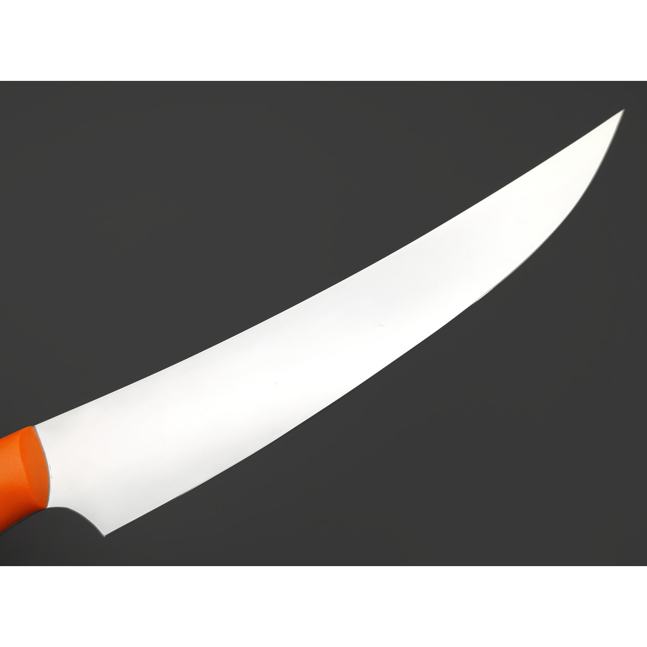 Товарищество Завьялова малый филейный нож №2 сталь N690, рукоять G10 orange