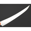 Товарищество Завьялова большой филейный нож №2 сталь N690, рукоять G10 orange