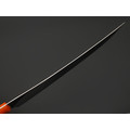 Товарищество Завьялова большой филейный нож №2 сталь N690, рукоять G10 orange