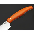 Товарищество Завьялова большой филейный нож №2 сталь N690, рукоять G10 orange
