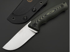 Eagle Knives нож Forester 1 сталь Aus10Co stonewash, рукоять G10 black & green, ножны Kydex