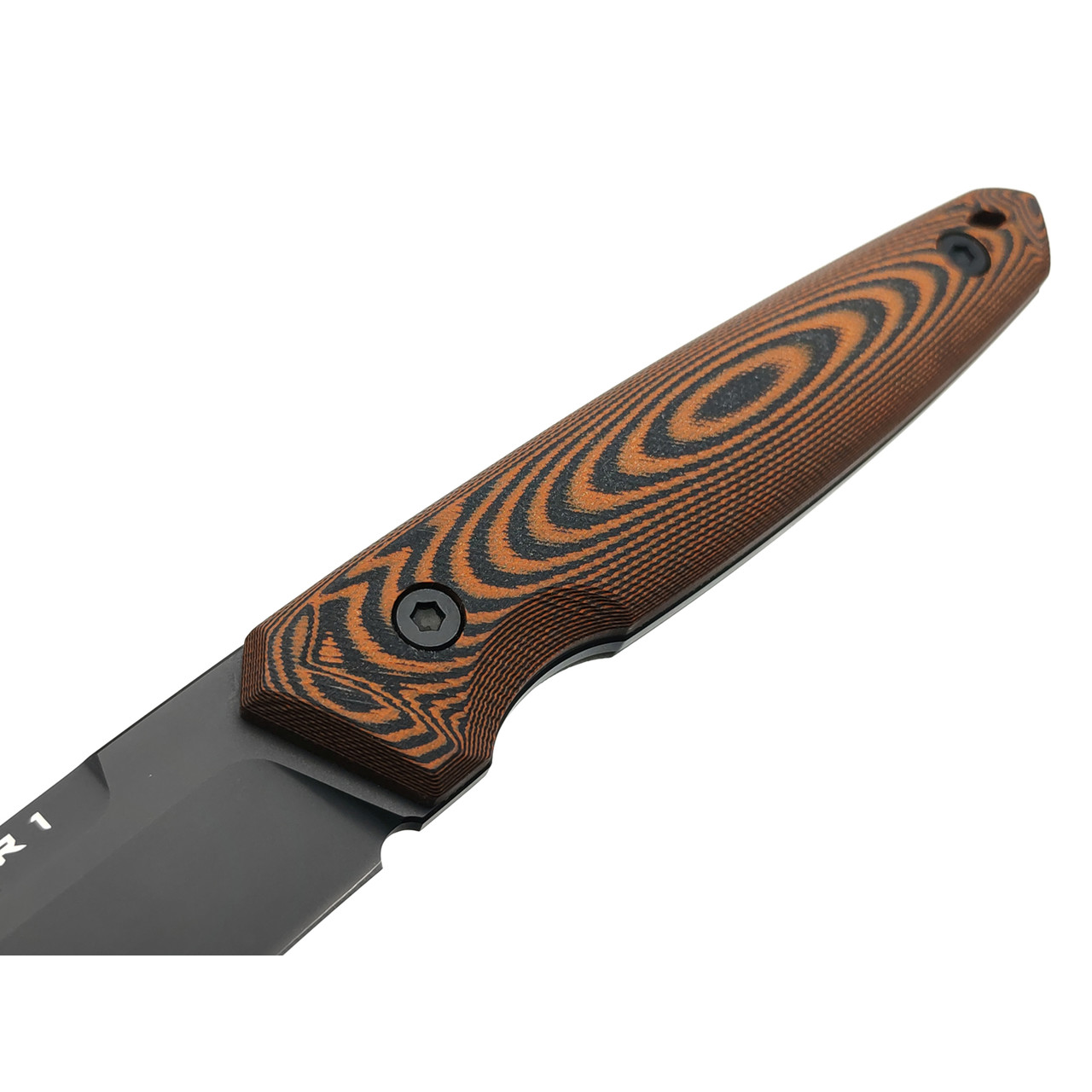 Eagle Knives нож Aviator 1 сталь Aus10Co black, рукоять G10 black & orange, ножны Kydex