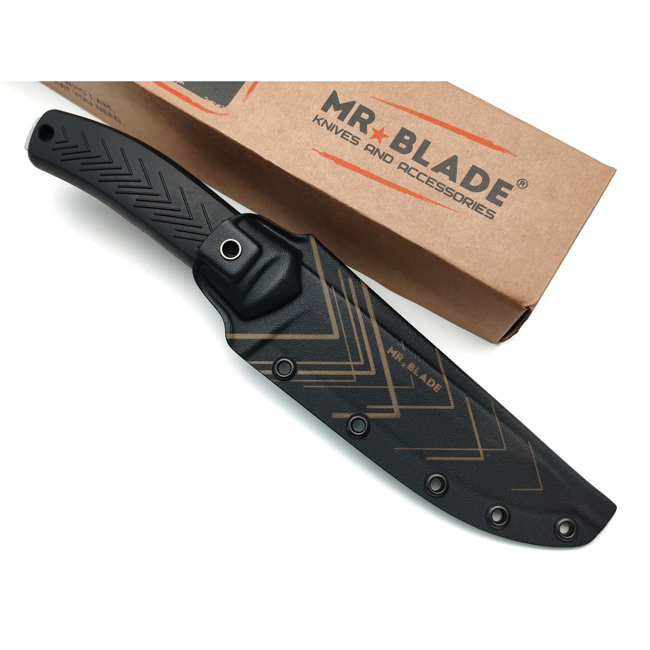 Mr.Blade нож Mastiff сталь 95Х18 стоунвош, рукоять Elastron black