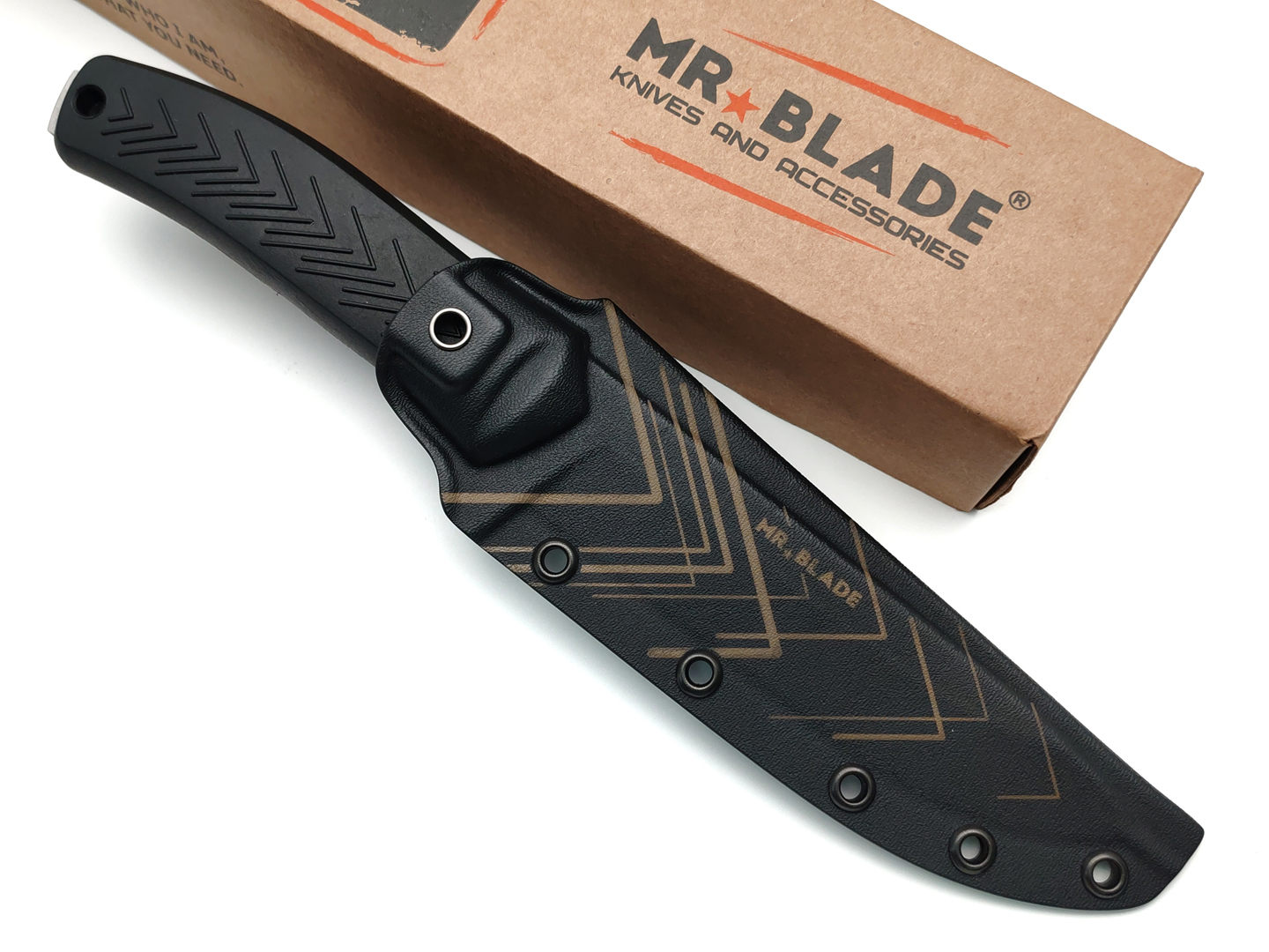 Mr.Blade нож Mastiff сталь 95Х18 stonewash, рукоять Elastron black