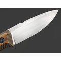 BRK нож Шиповник сталь VG-10 bb, рукоять G10 amber