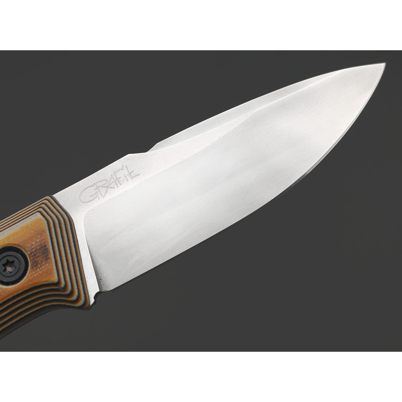 BRK нож Шиповник сталь VG-10 bb, рукоять G10 amber