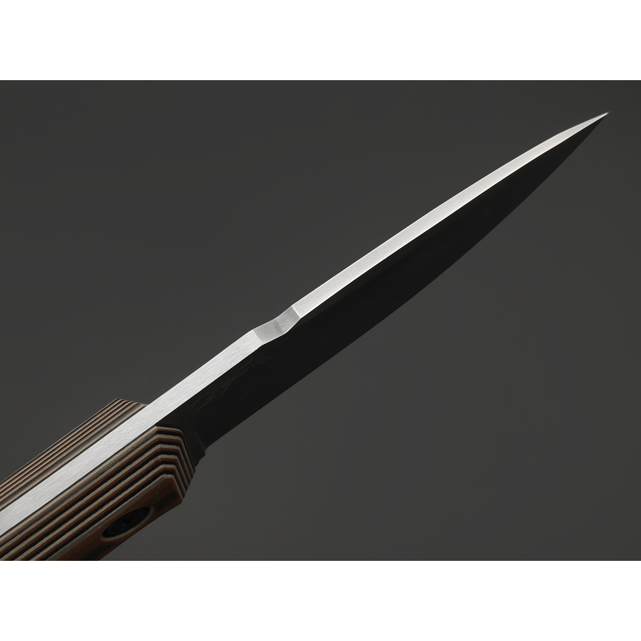 BRK нож Шиповник сталь VG-10 bb, рукоять G10 amber