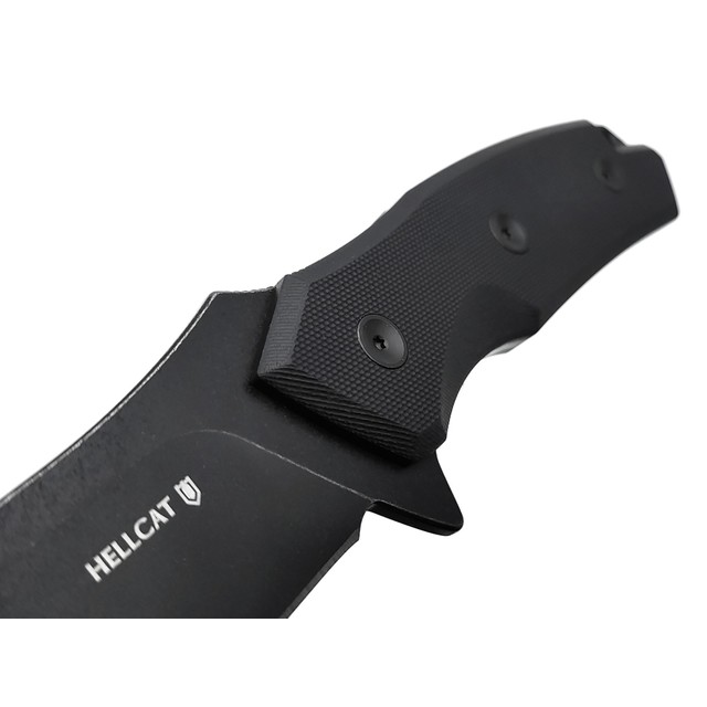 Mr.Blade нож Hellcat Covert сталь Aus-8 блэквош, рукоять G10 black