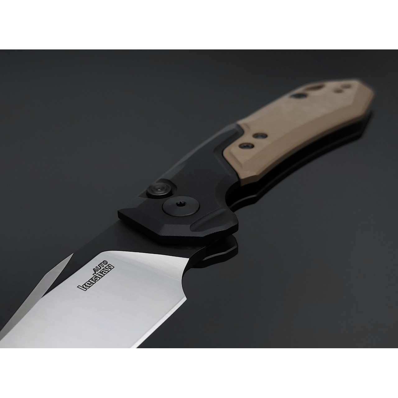 Нож Kershaw Launch 19 7851 сталь 154CM, рукоять Aluminium black, G10 tan
