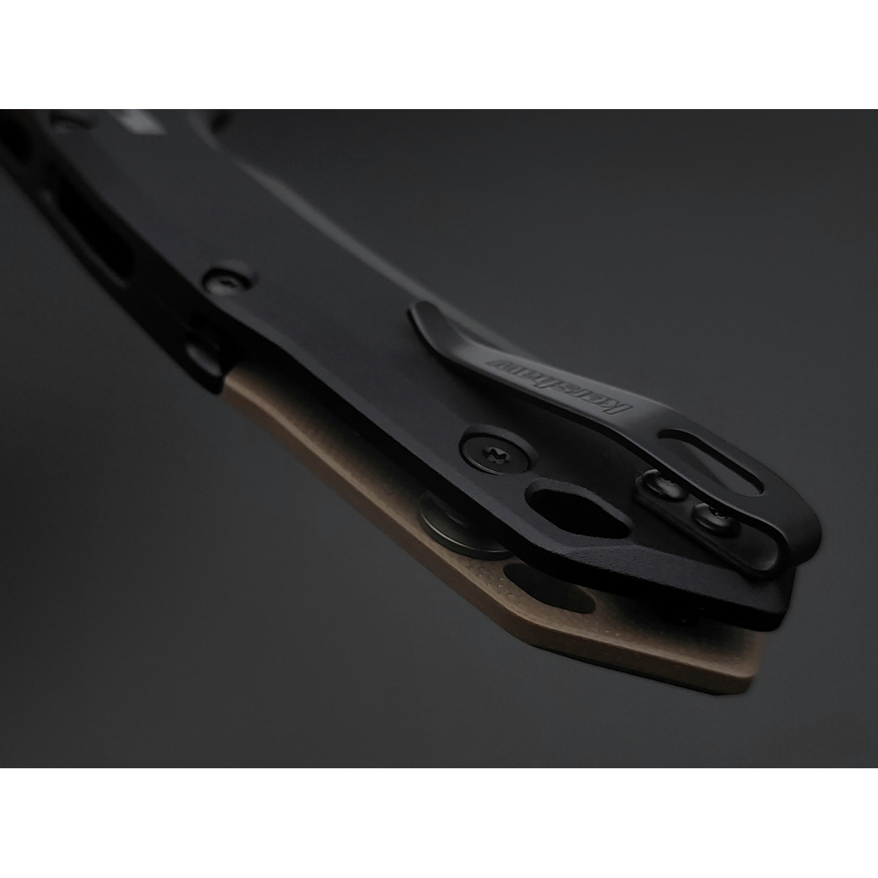 Нож Kershaw Launch 19 7851 сталь 154CM, рукоять Aluminium black, G10 tan