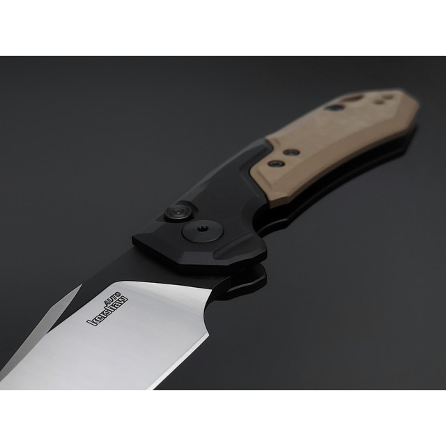 Нож Kershaw Launch 19 7851 сталь 154CM, рукоять Aluminium black, G10 tan