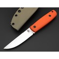Град Горький нож Техно-Томми сталь VG-10 satin, спуски конвекс, рукоять G10 orange & black Град Горький нож Техно-Томми сталь VG-10 satin, спуски конвекс, рукоять G10 orange & black