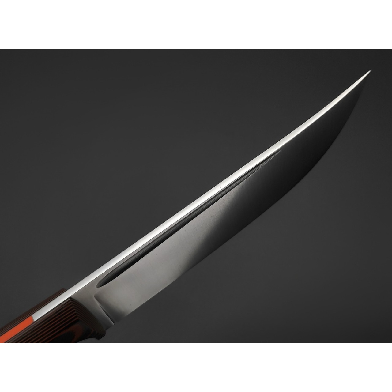 Град Горький нож Пчак малый, сталь VG-10 satin, рукоять G10 black & orange
