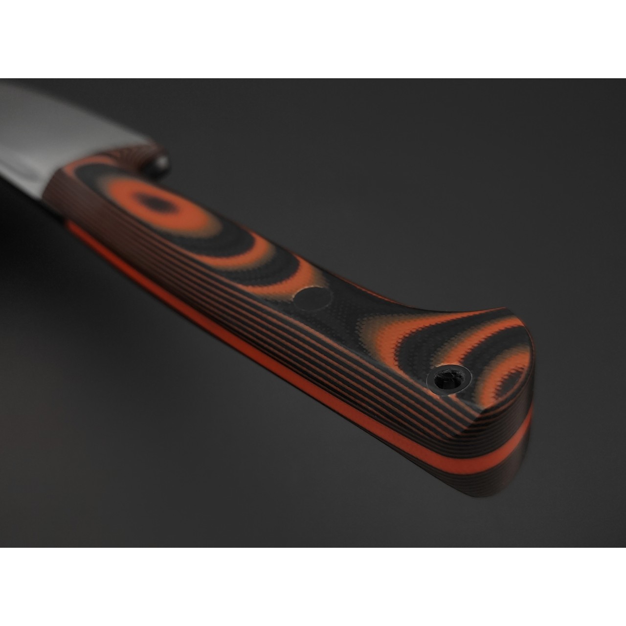 Град Горький нож Пчак малый, сталь VG-10 satin, рукоять G10 black & orange