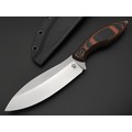 Град Горький нож Канадец сталь Aus-10Co satin, рукоять G10 black & orange
