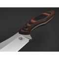 Град Горький нож Канадец сталь Aus-10Co satin, рукоять G10 black & orange