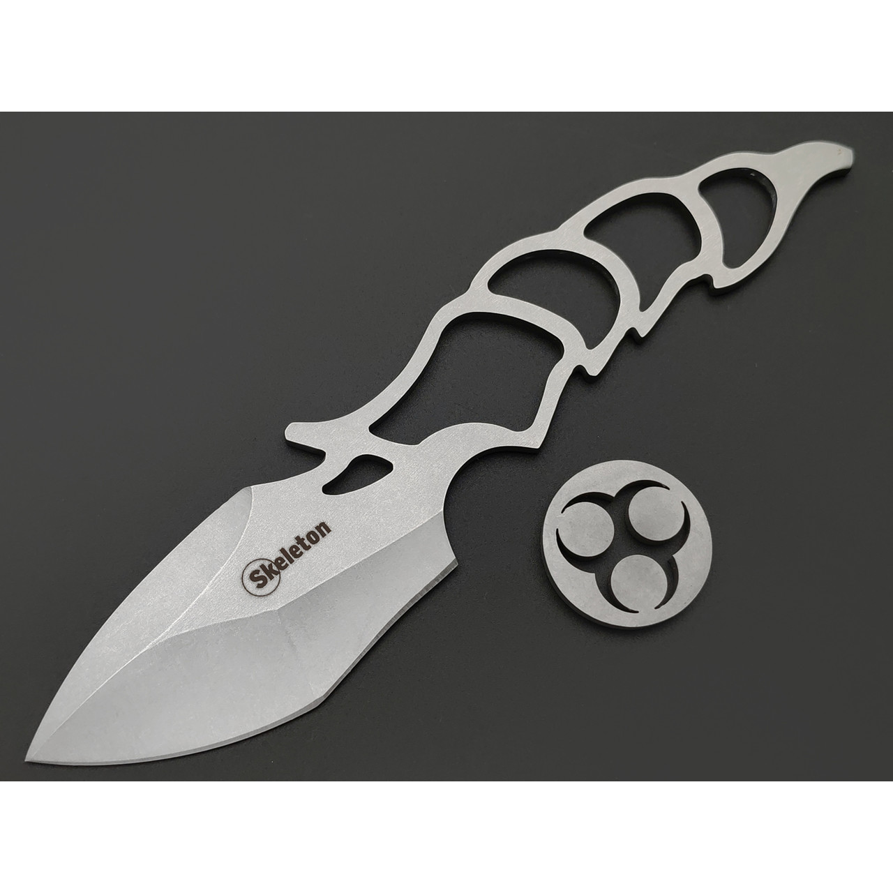 Mr.Blade нож Skeleton Zombie Killer сталь Aus-8 стоунвош, рукоять сталь