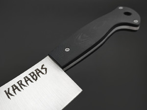 Barmaley Knives нож Karabas сталь Aus10 satin, рукоять G10 black