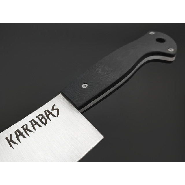 Barmaley Knives нож Karabas сталь Aus10 satin, рукоять G10 black