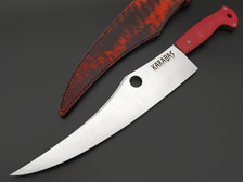 Barmaley Knives нож Karabas сталь Aus10 satin, рукоять Micarta bordo