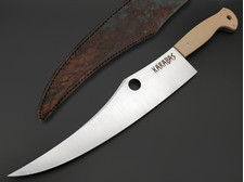 Barmaley Knives нож Karabas сталь Aus10 satin, рукоять G10 tan