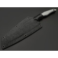 Neyris Knives нож кухонный Шрапнель Т, сталь Lomax ручной сатин, рукоять Silver Twill, пины карбон Neyris Knives нож кухонный Шрапнель Т, сталь Lomax ручной сатин, рукоять Silver Twill, пины карбон
