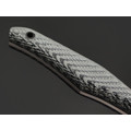 Neyris Knives нож кухонный Шрапнель Т, сталь Lomax ручной сатин, рукоять Silver Twill, пины карбон Neyris Knives нож кухонный Шрапнель Т, сталь Lomax ручной сатин, рукоять Silver Twill, пины карбон