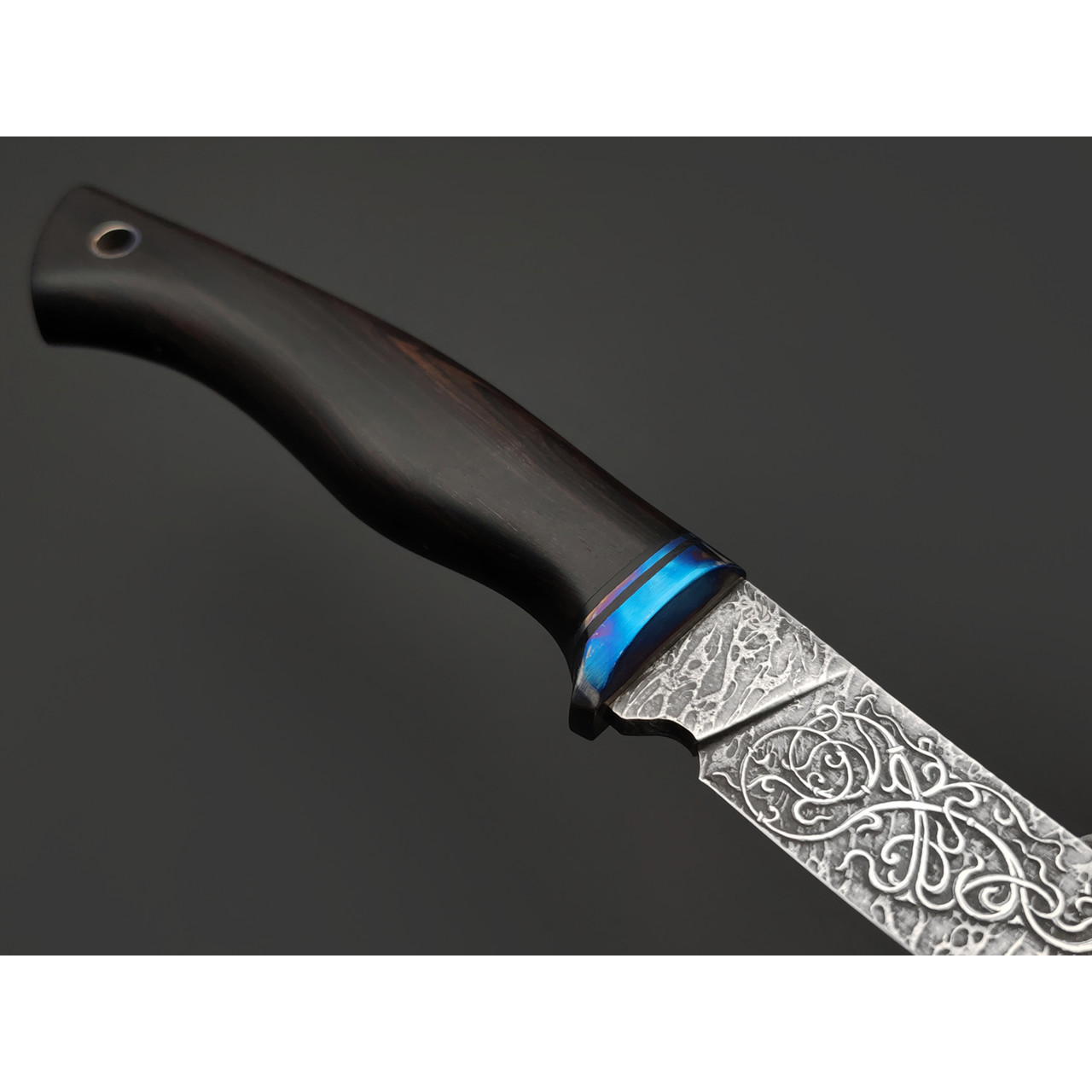 Neyris Knives нож Перс сталь CPM S125V худ. травление, рукоять Дерево гренадил, титан
