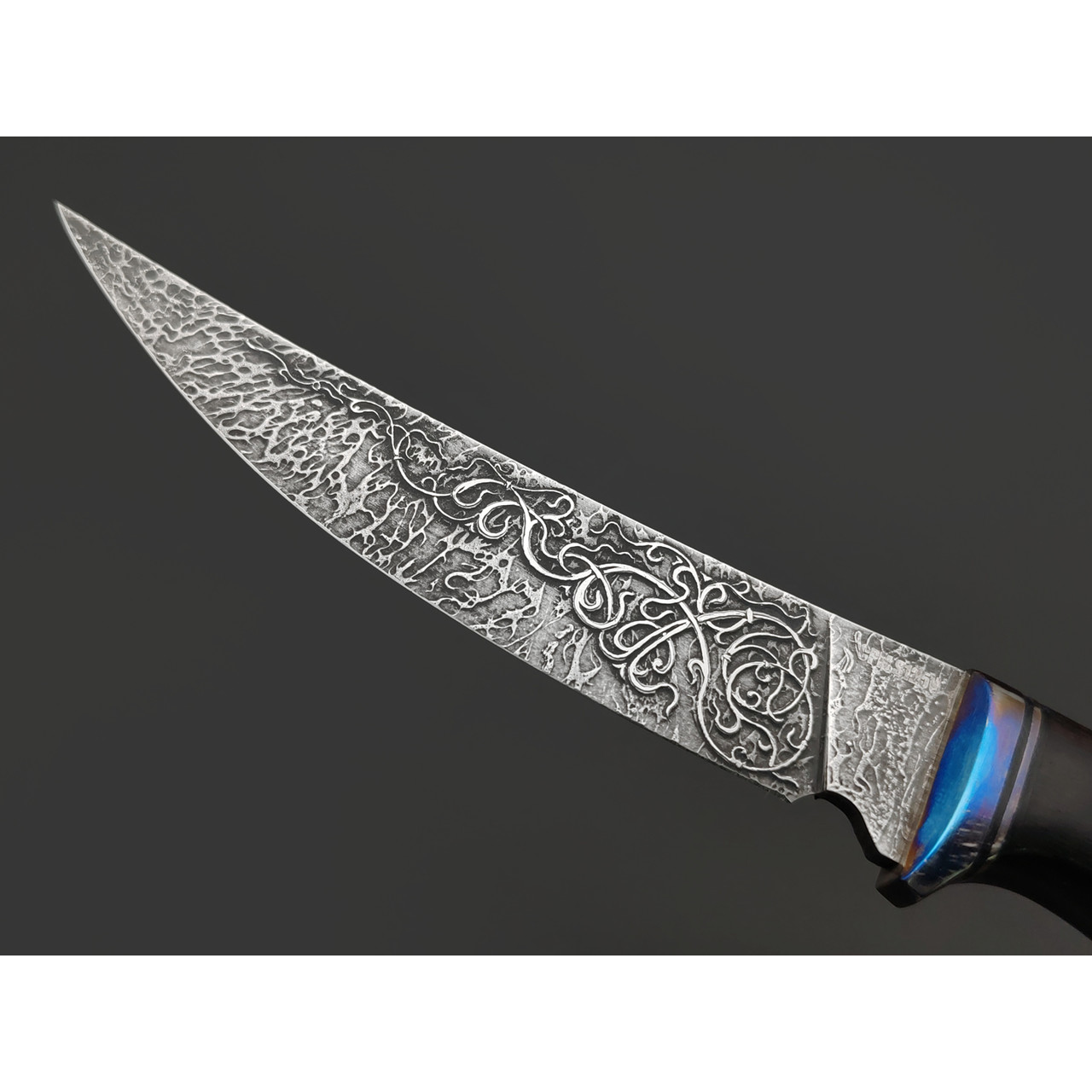 Neyris Knives нож Перс сталь CPM S125V худ. травление, рукоять Дерево гренадил, титан