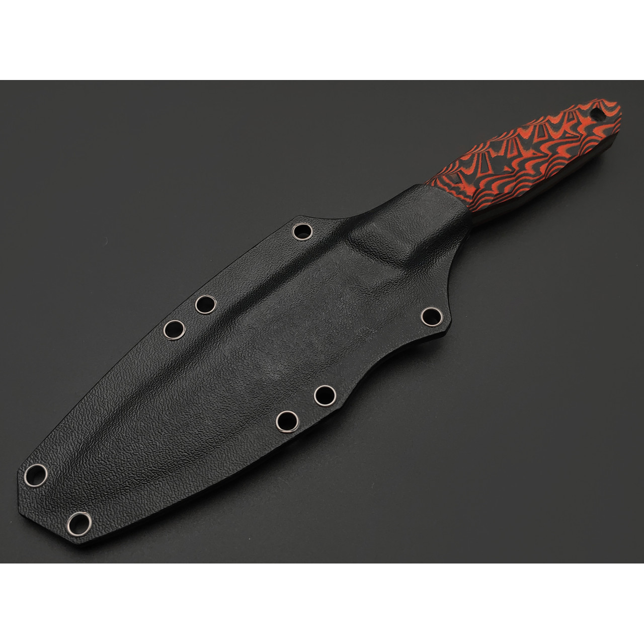 Neyris Knives нож Химера сталь N690 стоунвош, рукоять G10 black & red