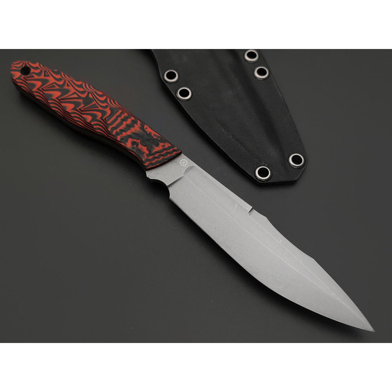 Neyris Knives нож Химера сталь N690 стоунвош, рукоять G10 black & red