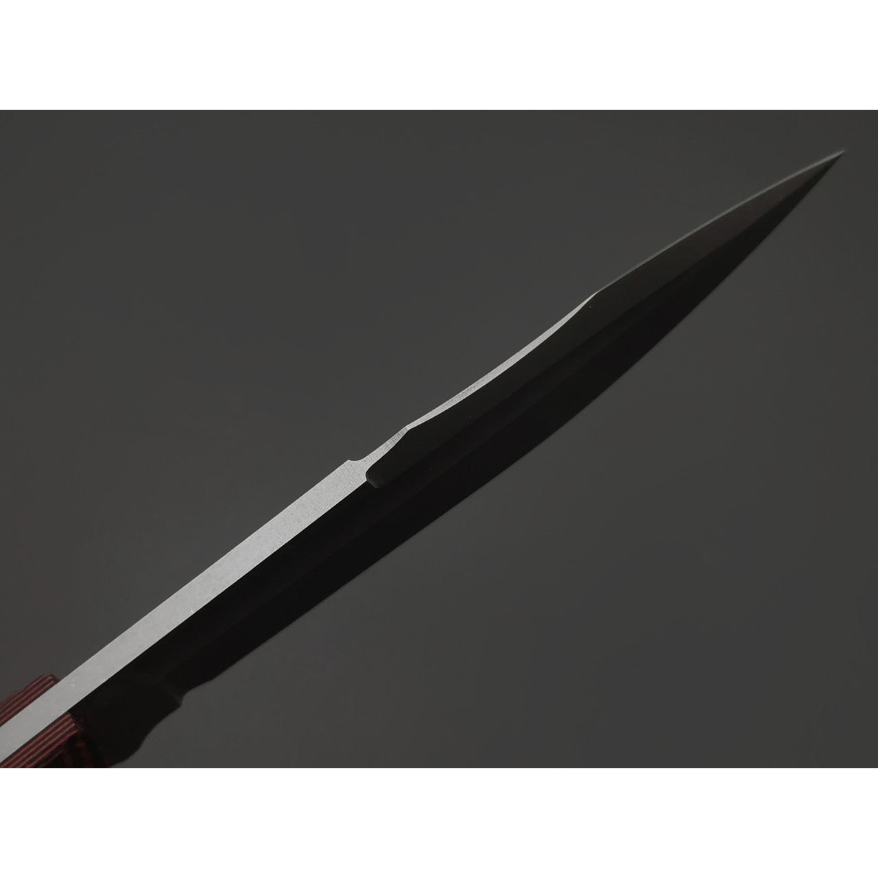 Neyris Knives нож Химера сталь N690 стоунвош, рукоять G10 black & red