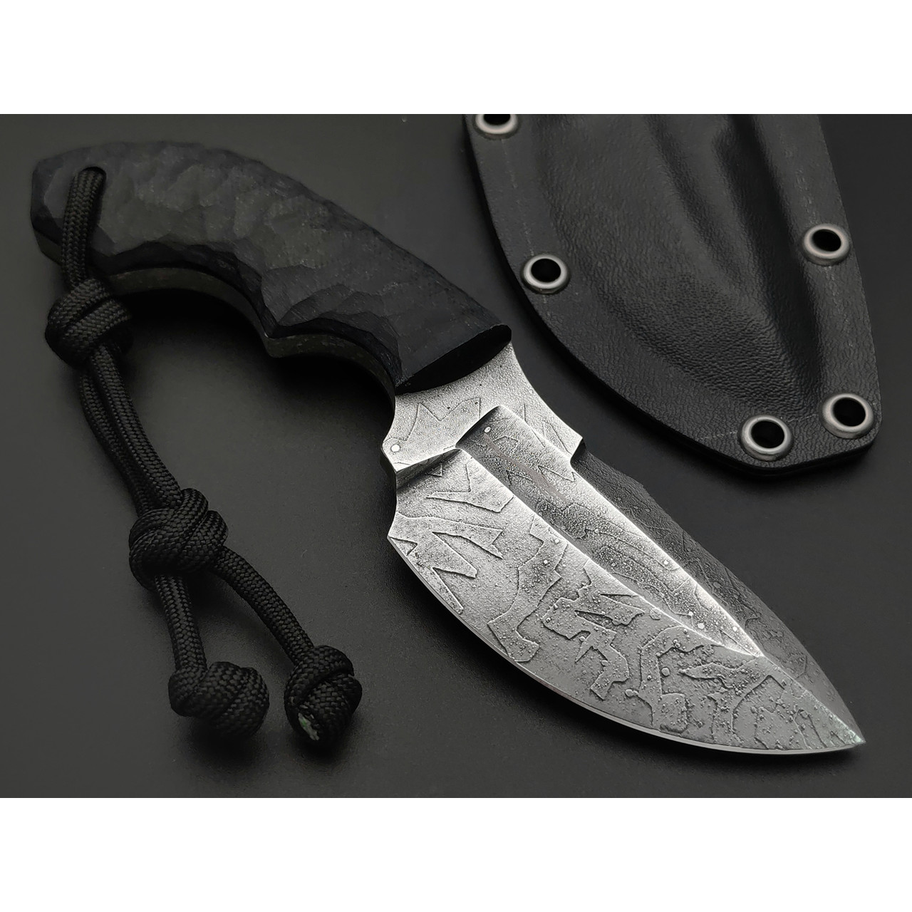 Волчий Век нож Сектор Mod. Custom сталь 95Х18 WA худ. травление, рукоять G10