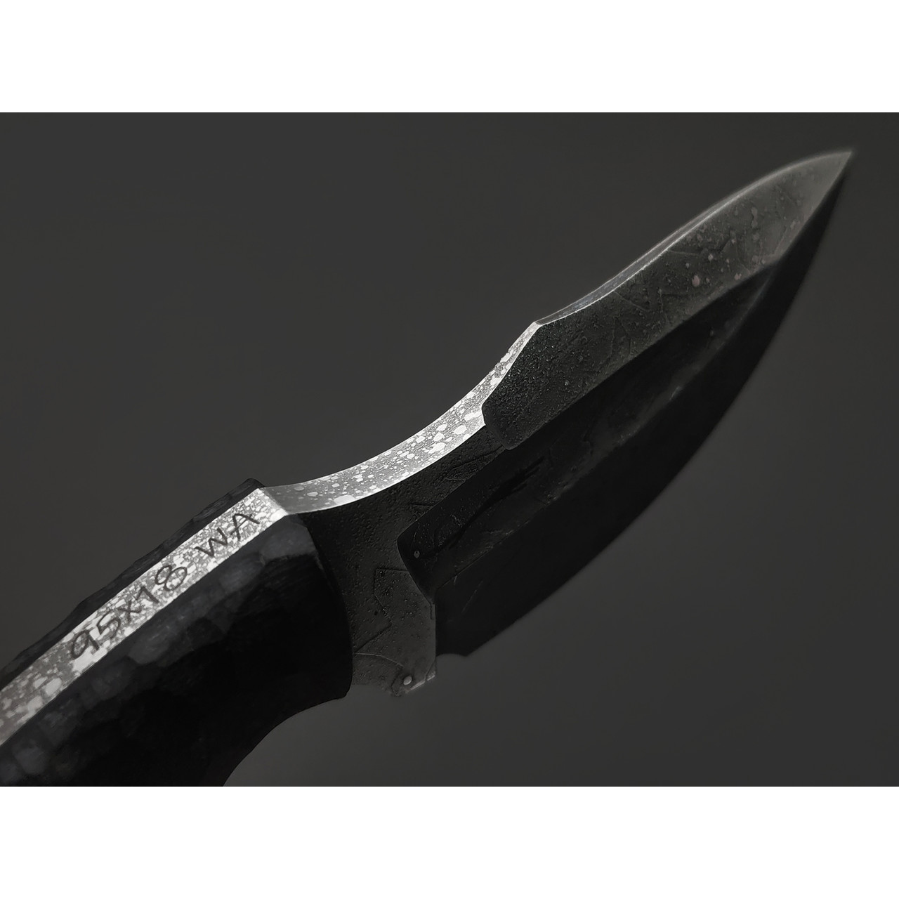 Волчий Век нож Сектор Mod. Custom сталь 95Х18 WA худ. травление, рукоять G10