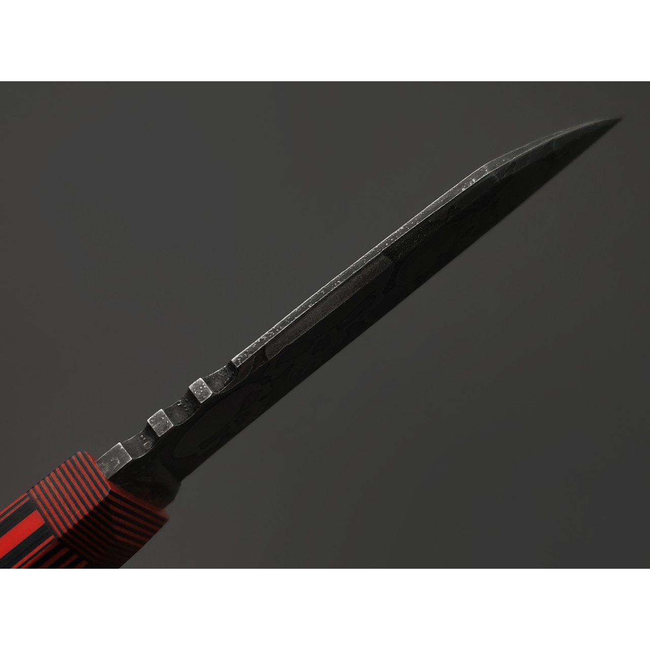 Волчий Век нож Техно WharnCliffe Custom Scull Edition сталь N690 WA худ. травление, рукоять G10 black & red