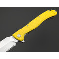Daggerr нож Vendetta Yellow Serrated SW DL сталь 8Cr14MoV стоунвош, рукоять FRN yellow Daggerr нож Vendetta Yellow Serrated SW DL сталь 8Cr14MoV стоунвош, рукоять FRN yellow