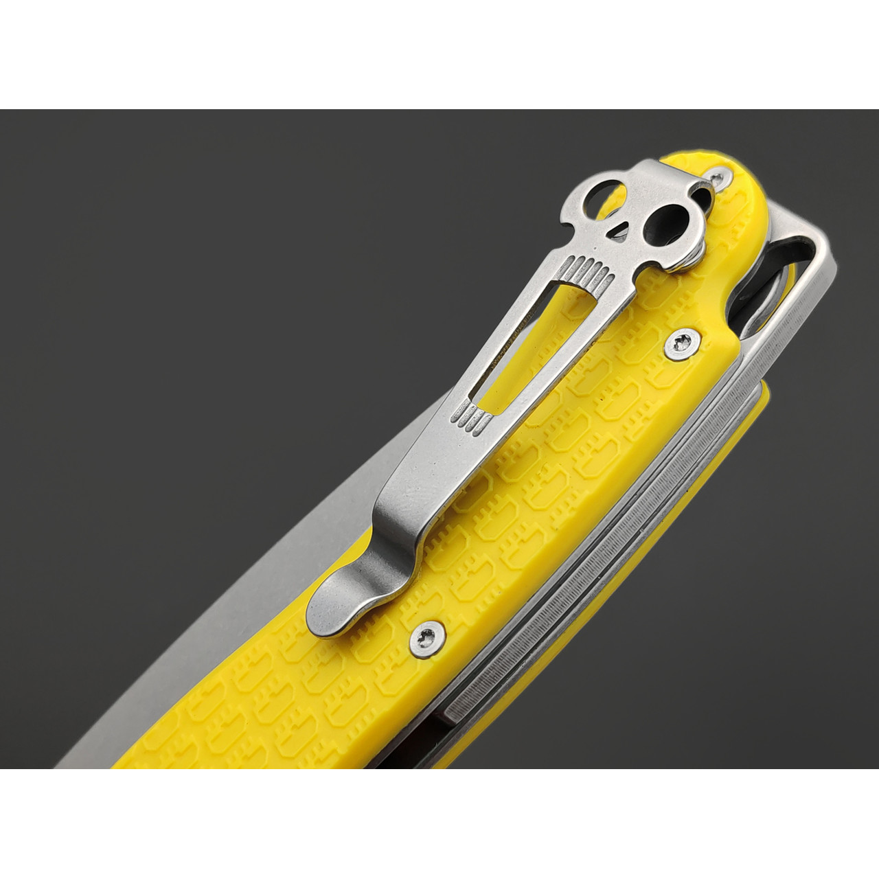 Daggerr нож Vendetta Yellow Serrated SW DL сталь 8Cr14MoV стоунвош, рукоять FRN yellow
