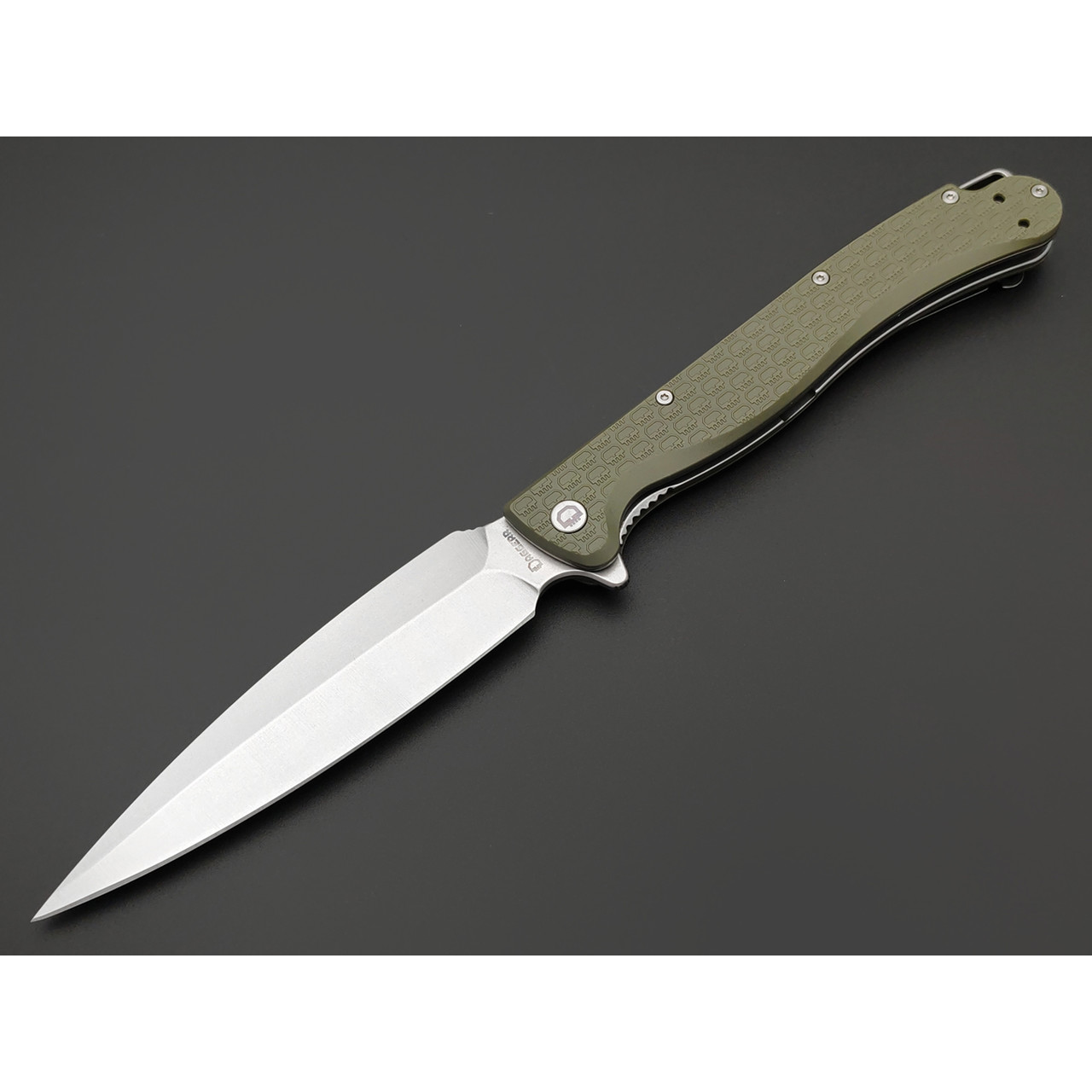 Daggerr нож Vendetta Olive SW DL сталь 8Cr14MoV стоунвош, рукоять FRN olive