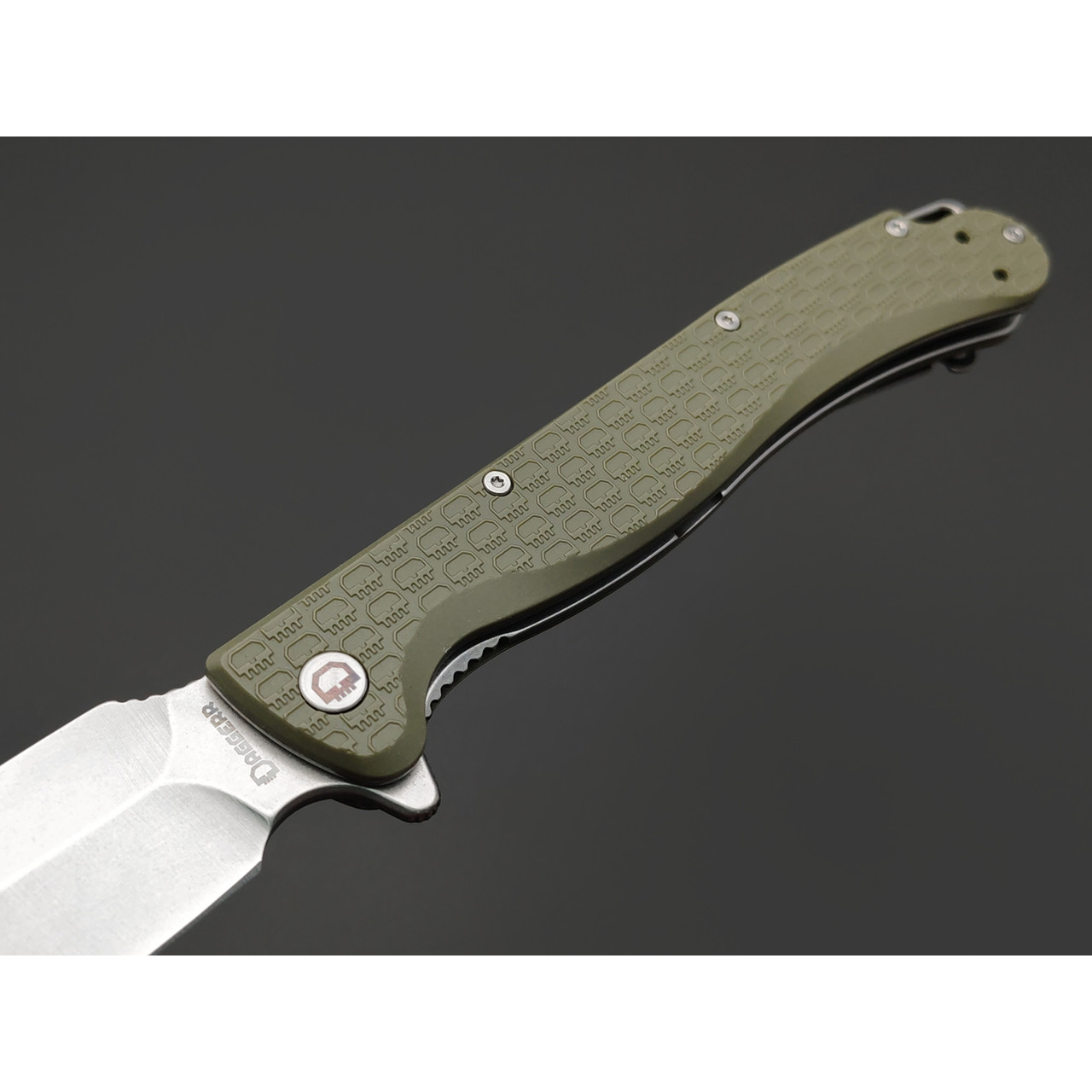 Daggerr нож Vendetta Olive SW DL сталь 8Cr14MoV стоунвош, рукоять FRN olive